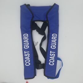 Nadmuchiwana kamizelka ratunkowa 150N Navy Blue Coast Guard z butlą 33g CO2