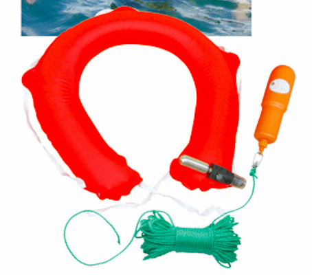 Rzuć nad wodą Rescue 0,6 kg Nadmuchiwane koło ratunkowe Podkowa Life Ring z liną ratunkową
